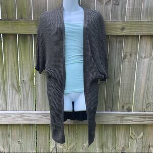 Y2K Arden B. olive green knitted oversized open cardigan